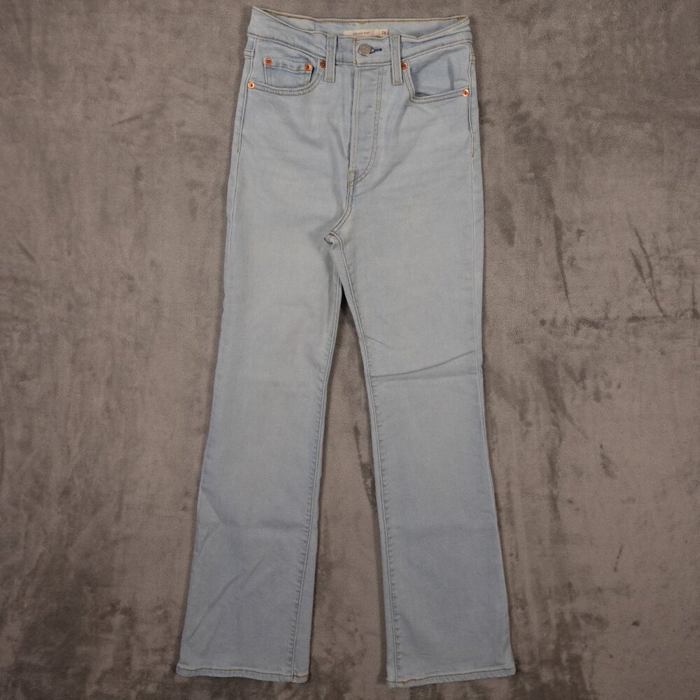 Levi’s Jeans Ribcage Boot | Light Wash | Women's‎ W28 L33 Blue Denim